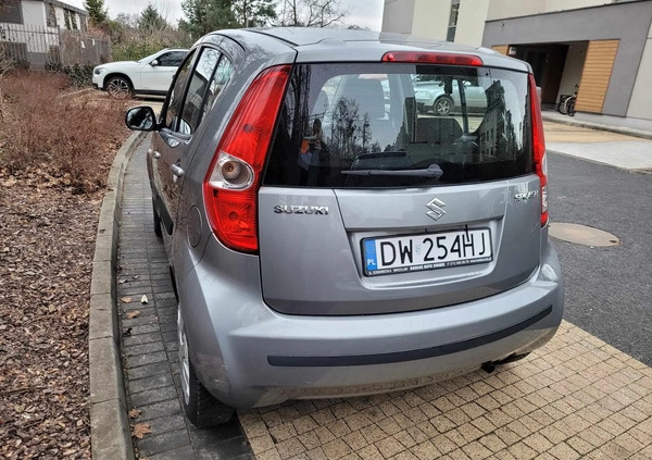 Suzuki Splash cena 15000 przebieg: 68358, rok produkcji 2009 z Wrocław małe 29
